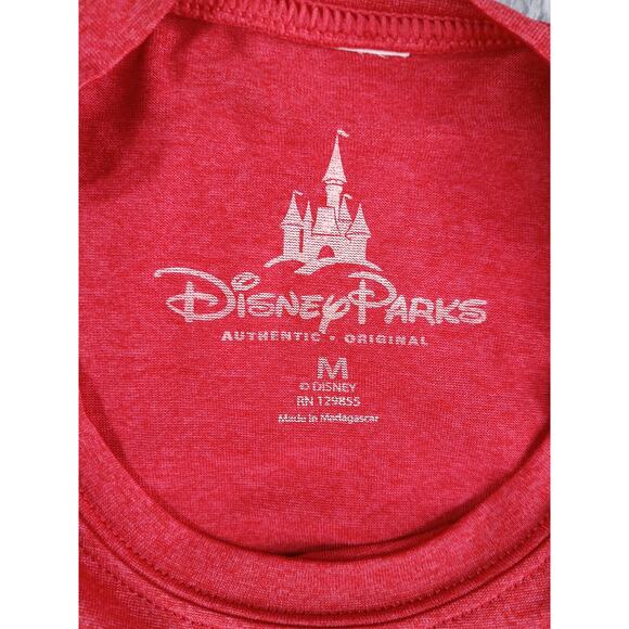 Disney Parks Shirt Kids Medium Red Disneyland Resort 55 Athletic Tee T-Shirt - Picture 2 of 7